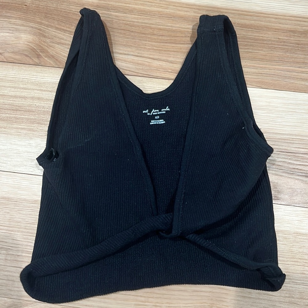 Black urban outfitters crop top